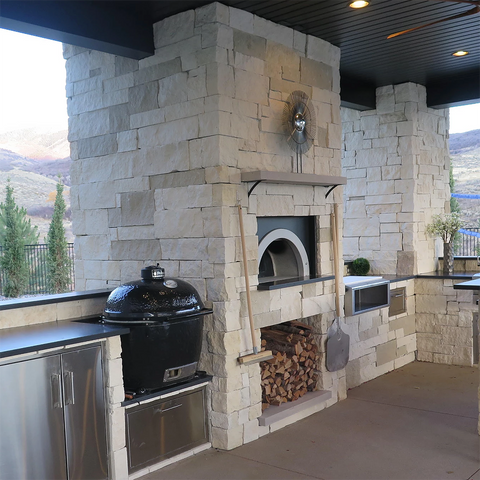 CBO 1000 DIY Kit | Wood Fired Pizza Oven |  53" x 39" Cooking Surface (Commercial)